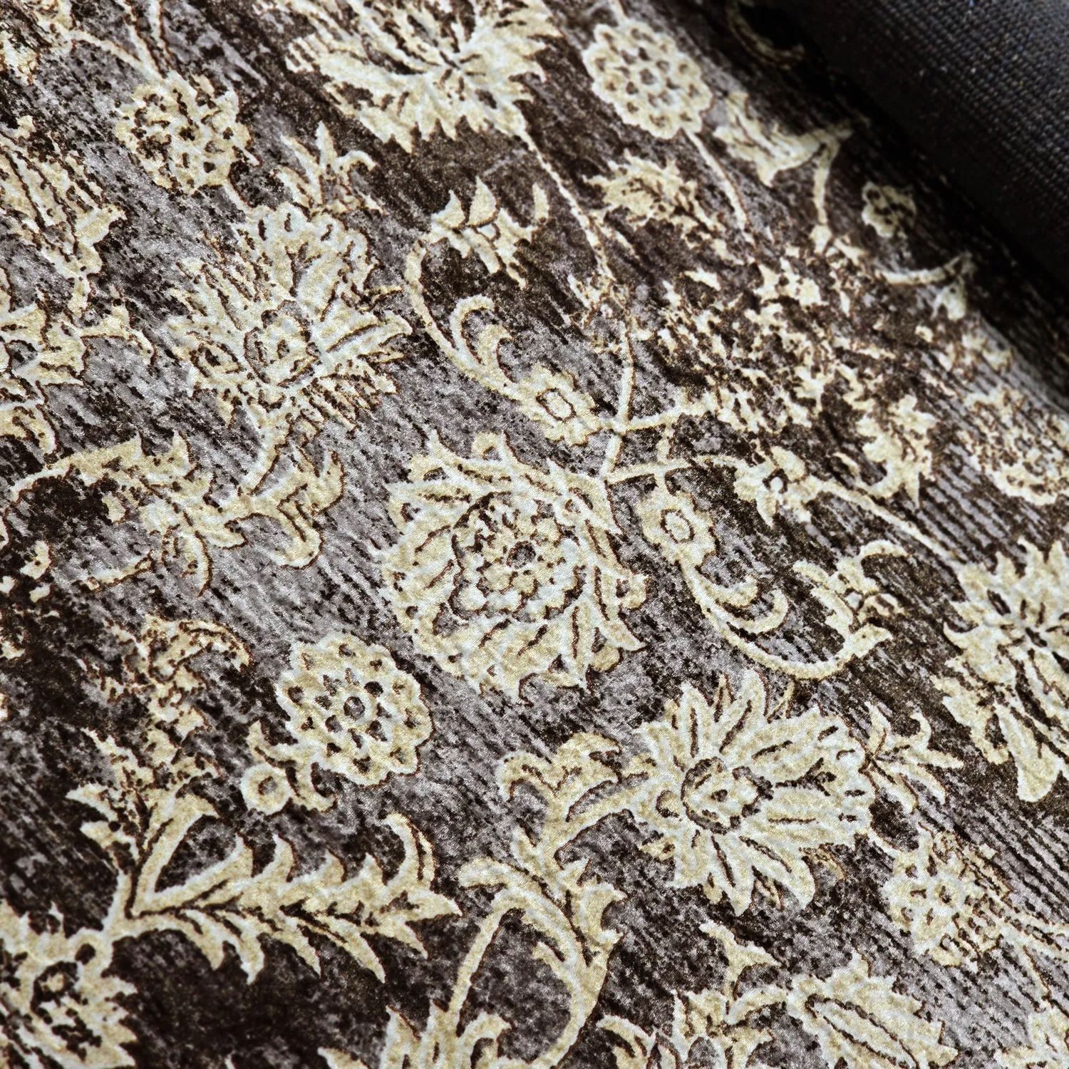 Wilton szőnyeg - Flowers (barna)