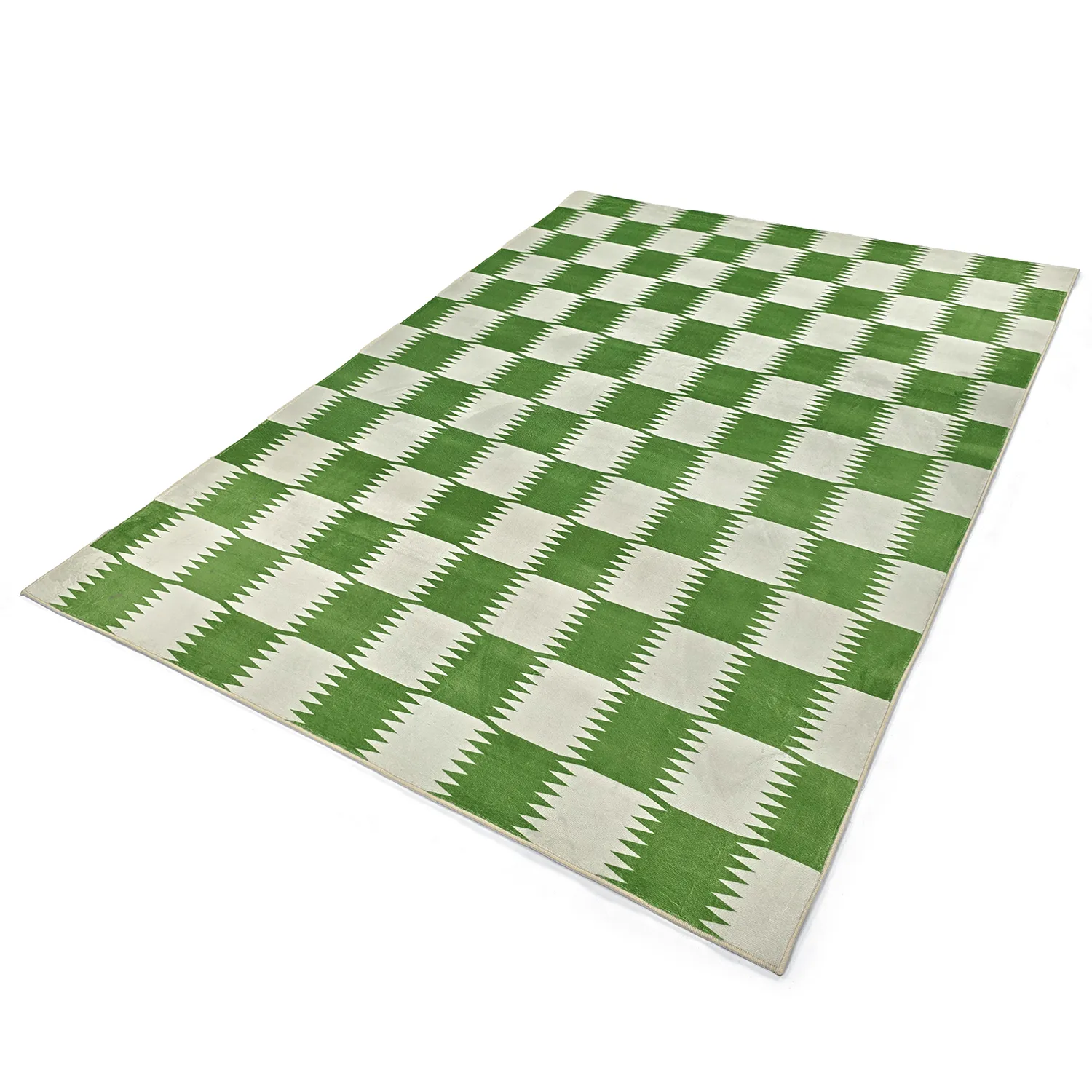 Wilton szőnyeg - Gobi (zöld/fehér)