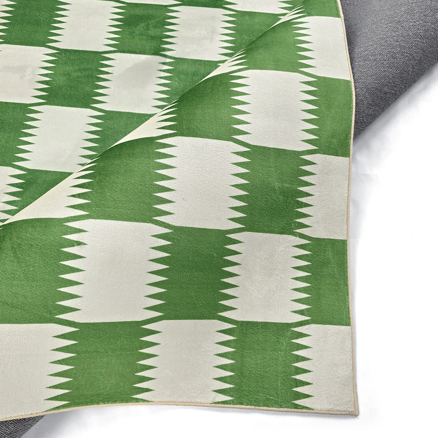 Wilton szőnyeg - Gobi (zöld/fehér)