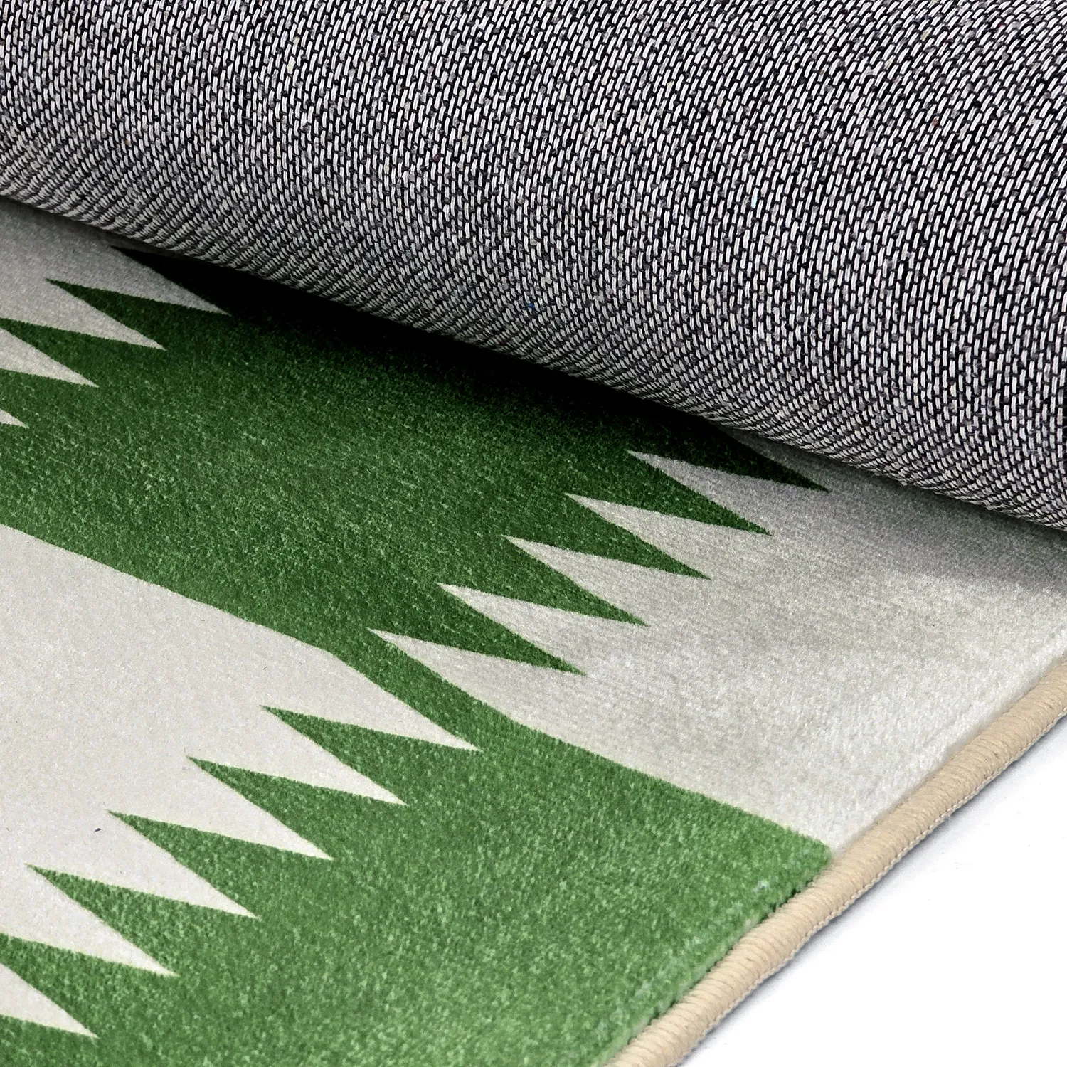 Wilton szőnyeg - Gobi (zöld/fehér)