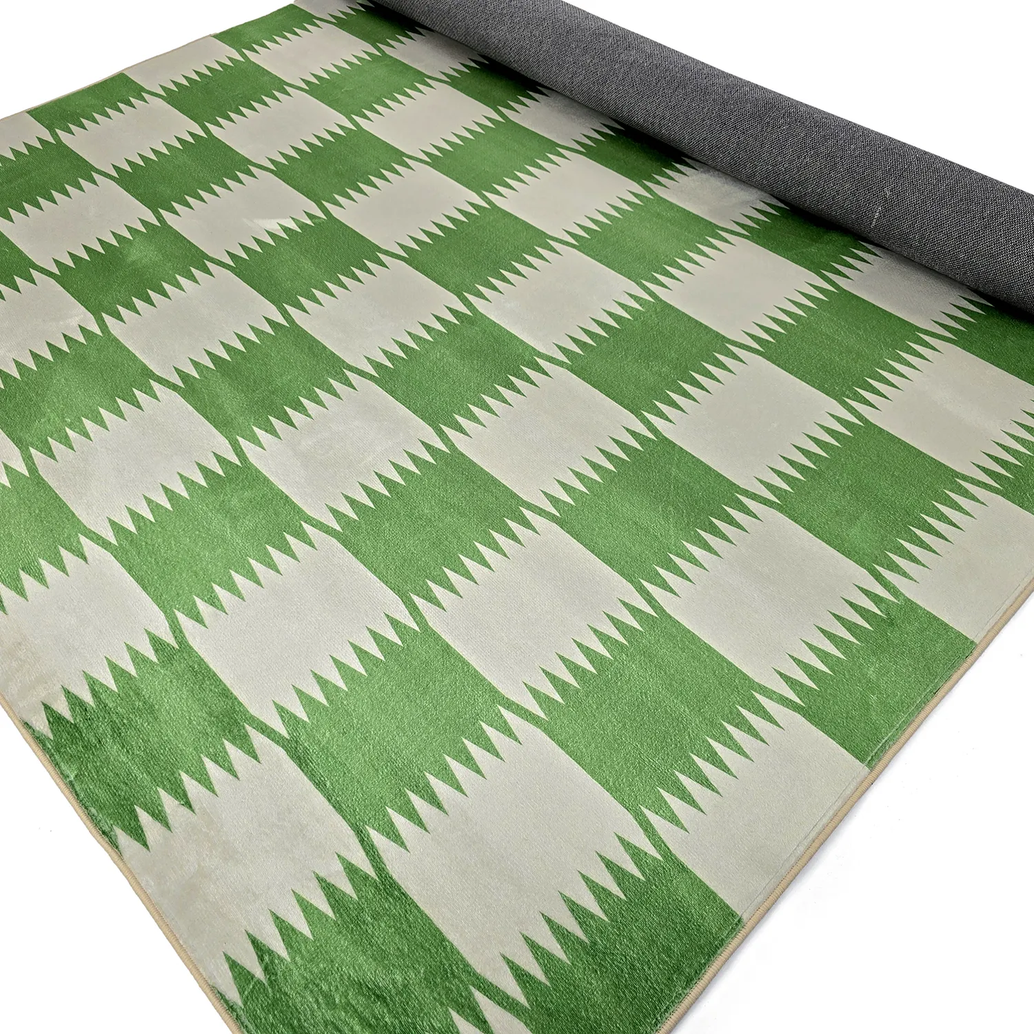 Wilton szőnyeg - Gobi (zöld/fehér)