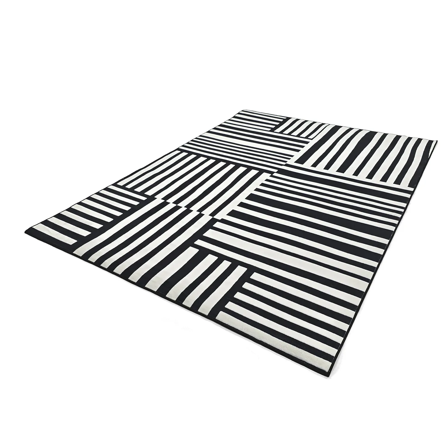 Wilton szőnyeg - Joma (fekete/fehér)