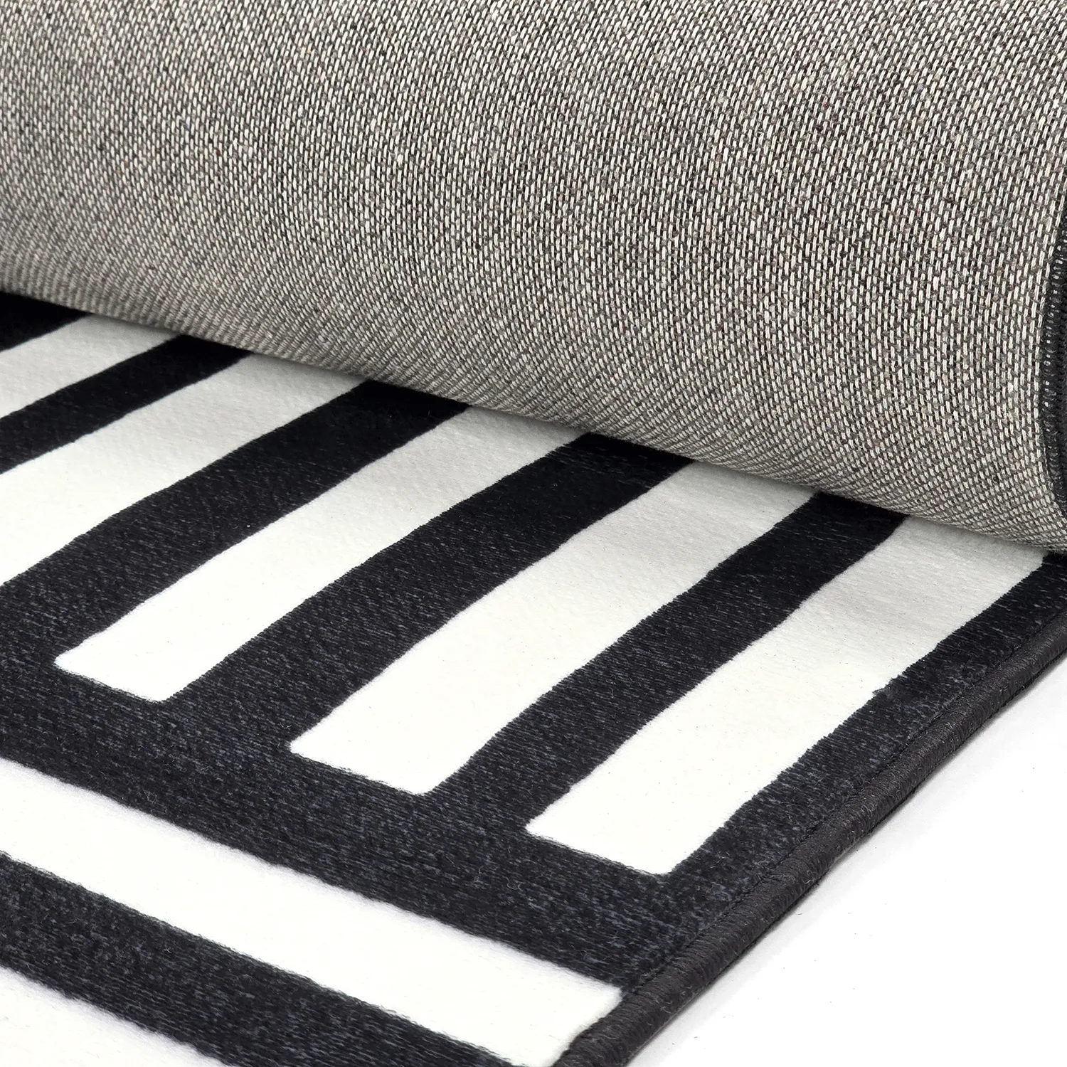 Wilton szőnyeg - Joma (fekete/fehér)