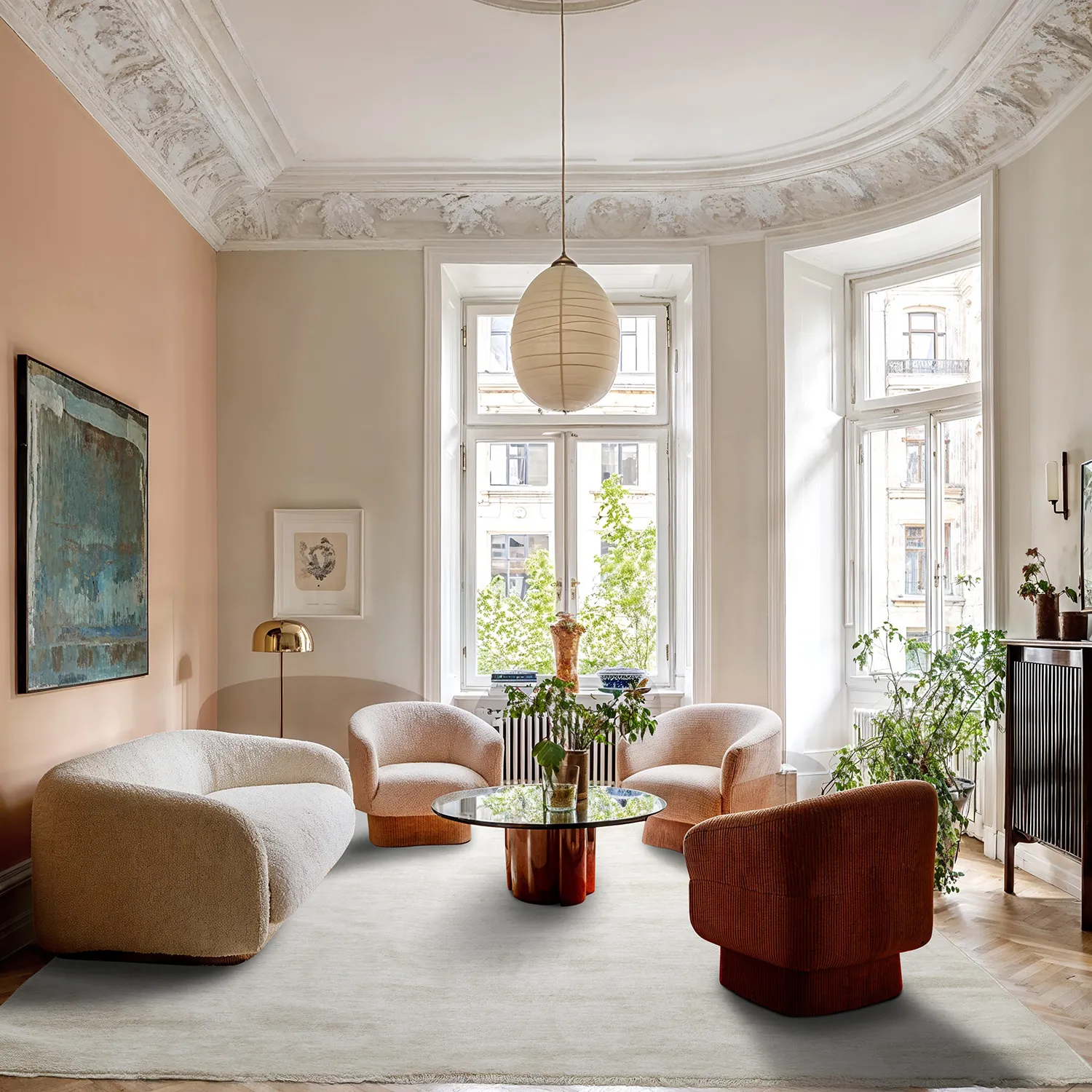 Wilton szőnyeg - Kither (bézs)