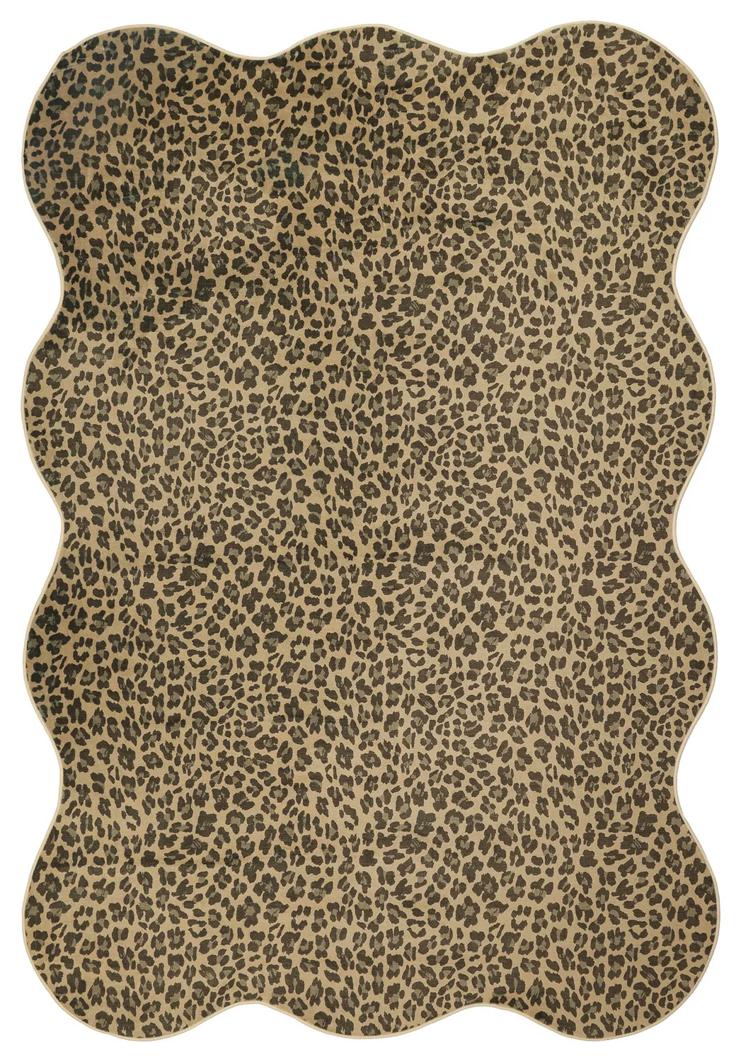 Hullámos Wilton szőnyeg - Leopard (barna)