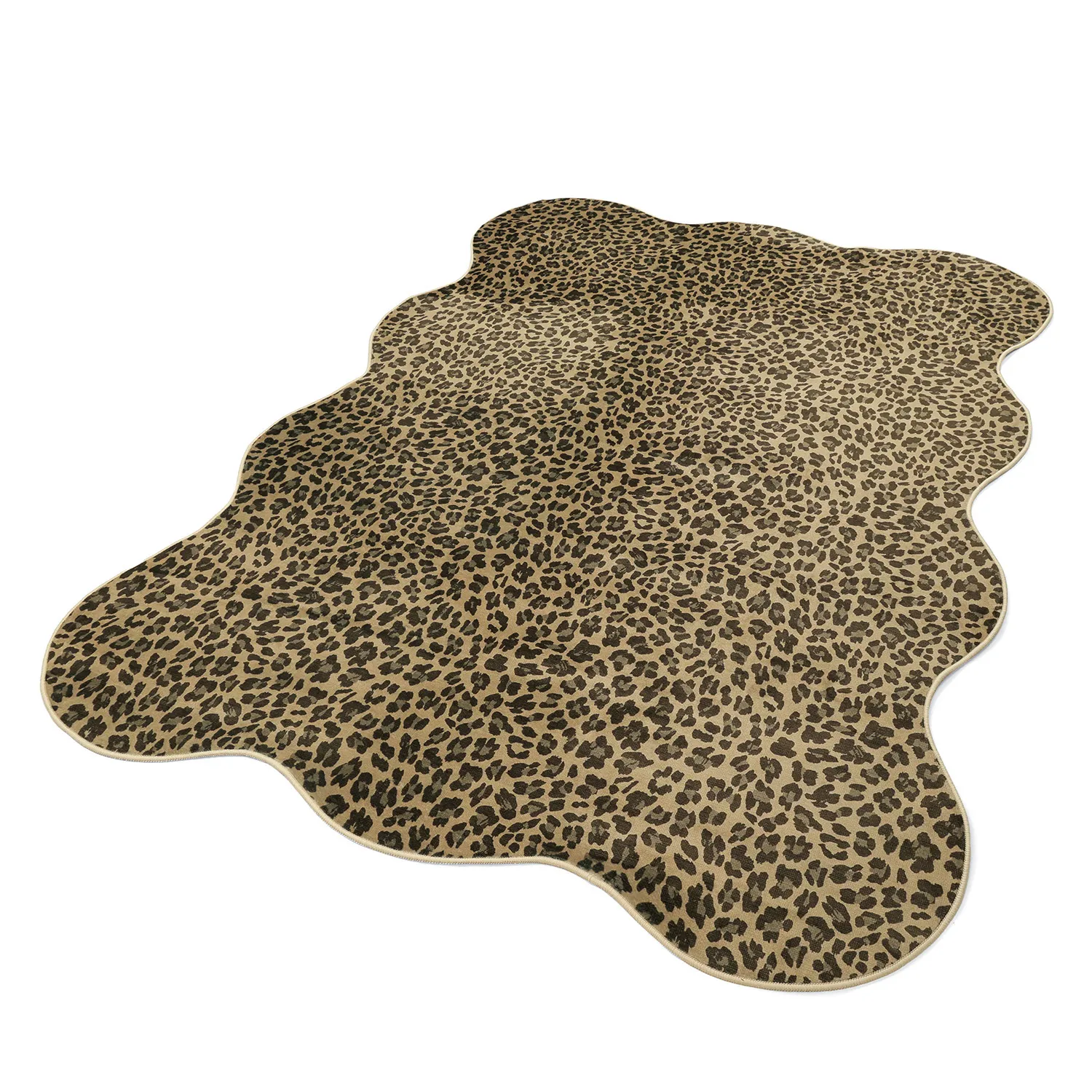 Hullámos Wilton szőnyeg - Leopard (barna)