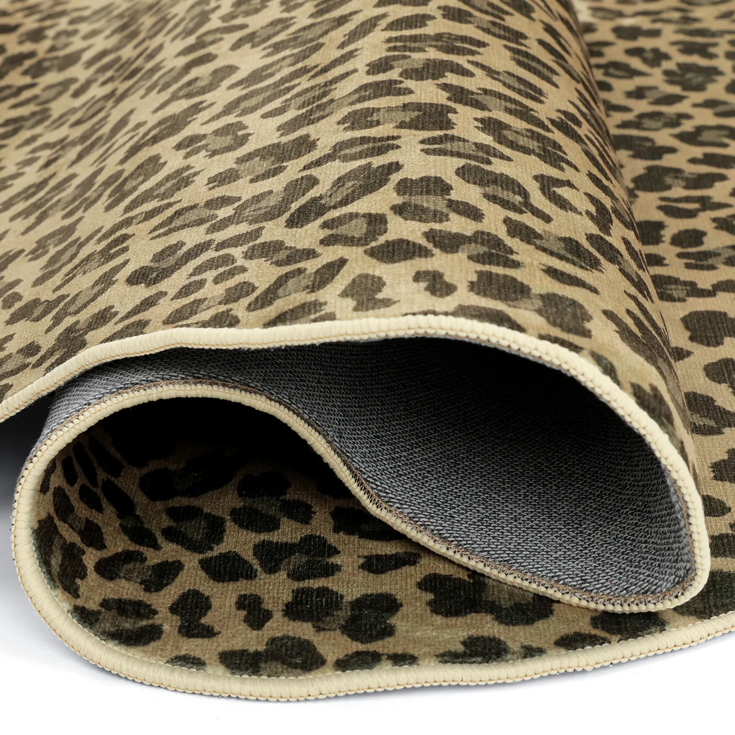 Hullámos Wilton szőnyeg - Leopard (barna)