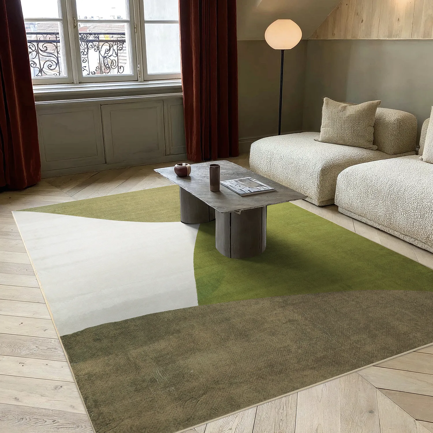 Wilton szőnyeg - Malina (moha zöld/multi)