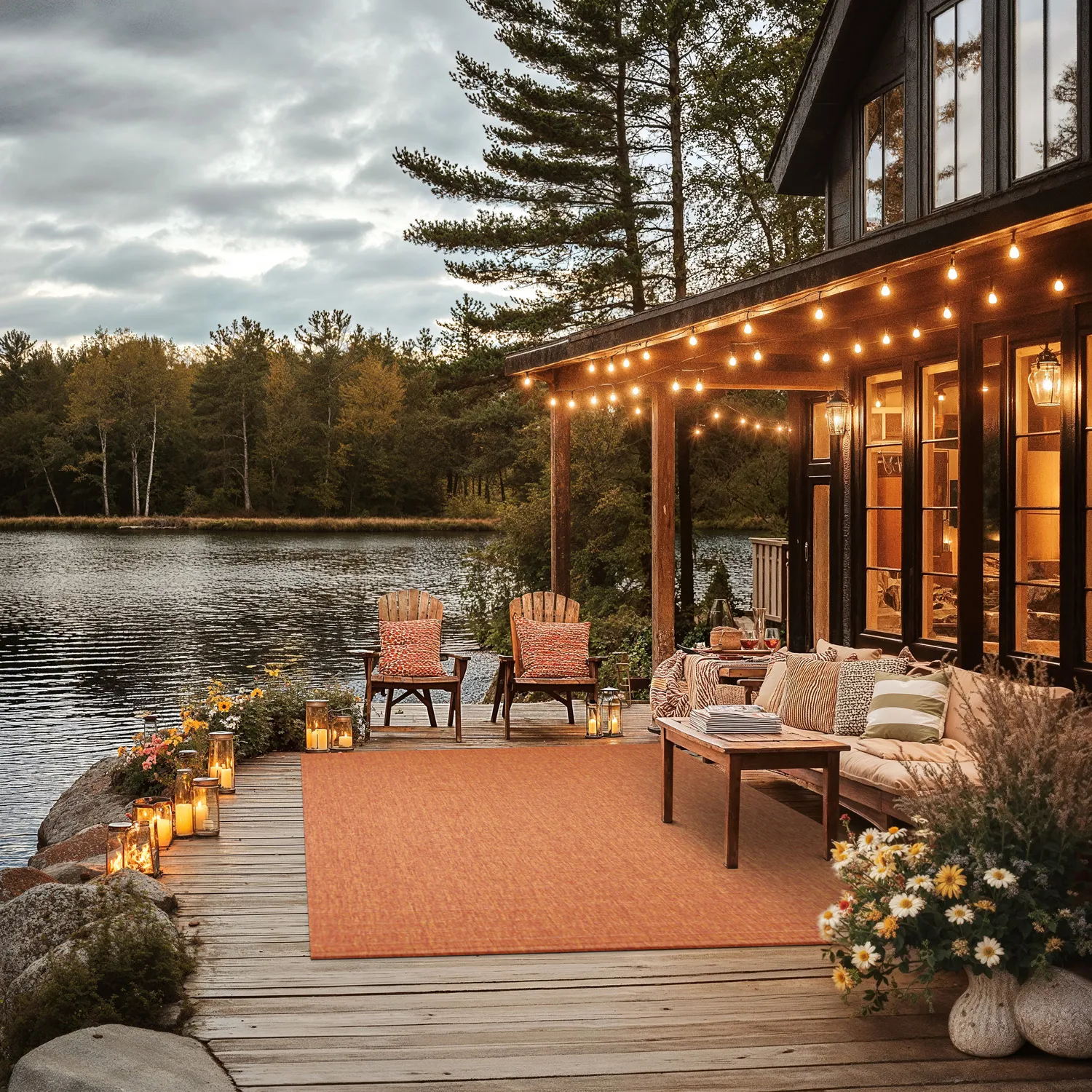 Beltéri és kültéri szőnyeg - Monsanto (narancs)