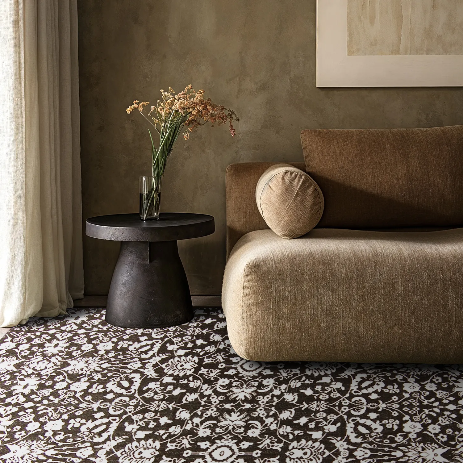 Beltéri és kültéri szőnyeg - Brussels Ocean (fekete)