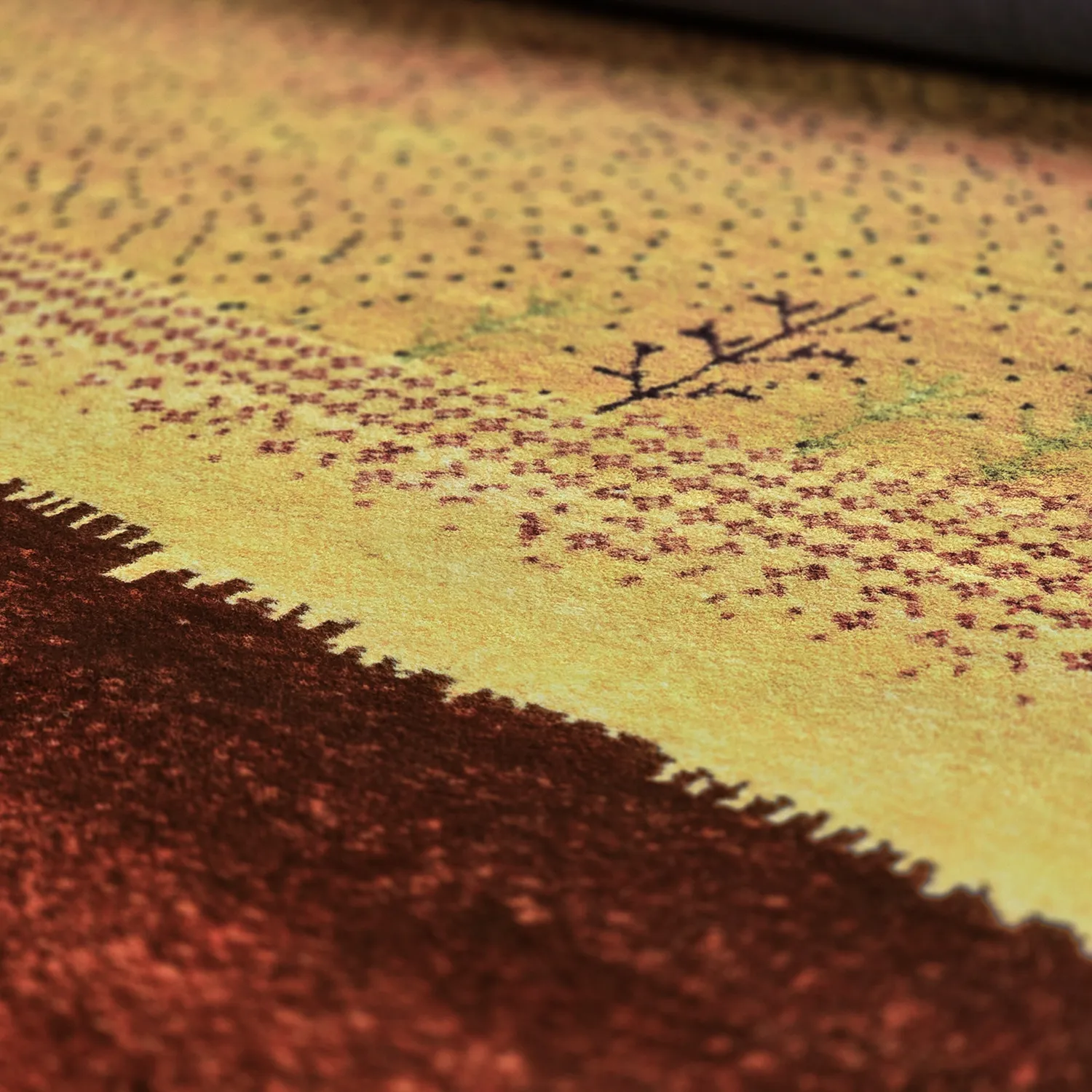 Wilton szőnyeg - Oia (piros/multi)