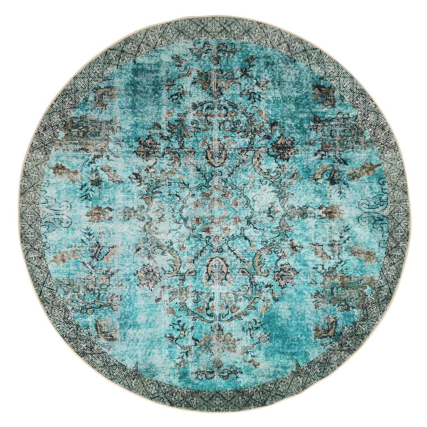 Kerek szőnyeg - Rosalie (kék)