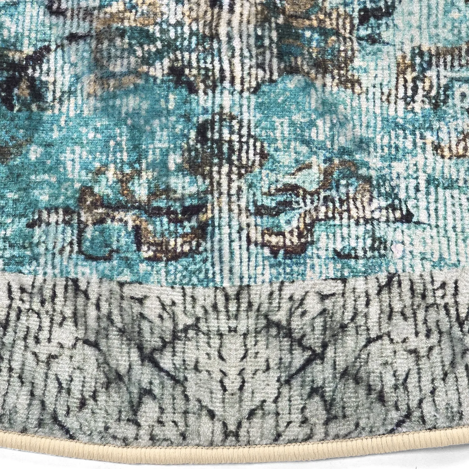 Kerek szőnyeg - Rosalie (kék)