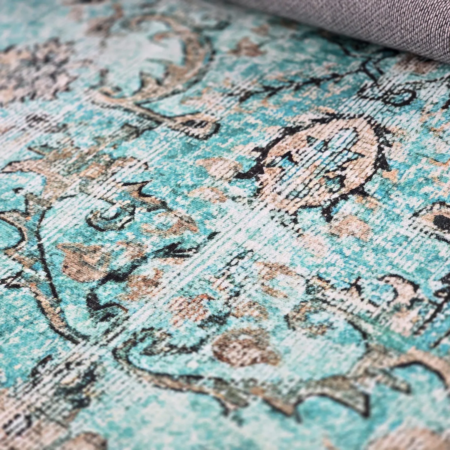 Kerek szőnyeg - Rosalie (kék)