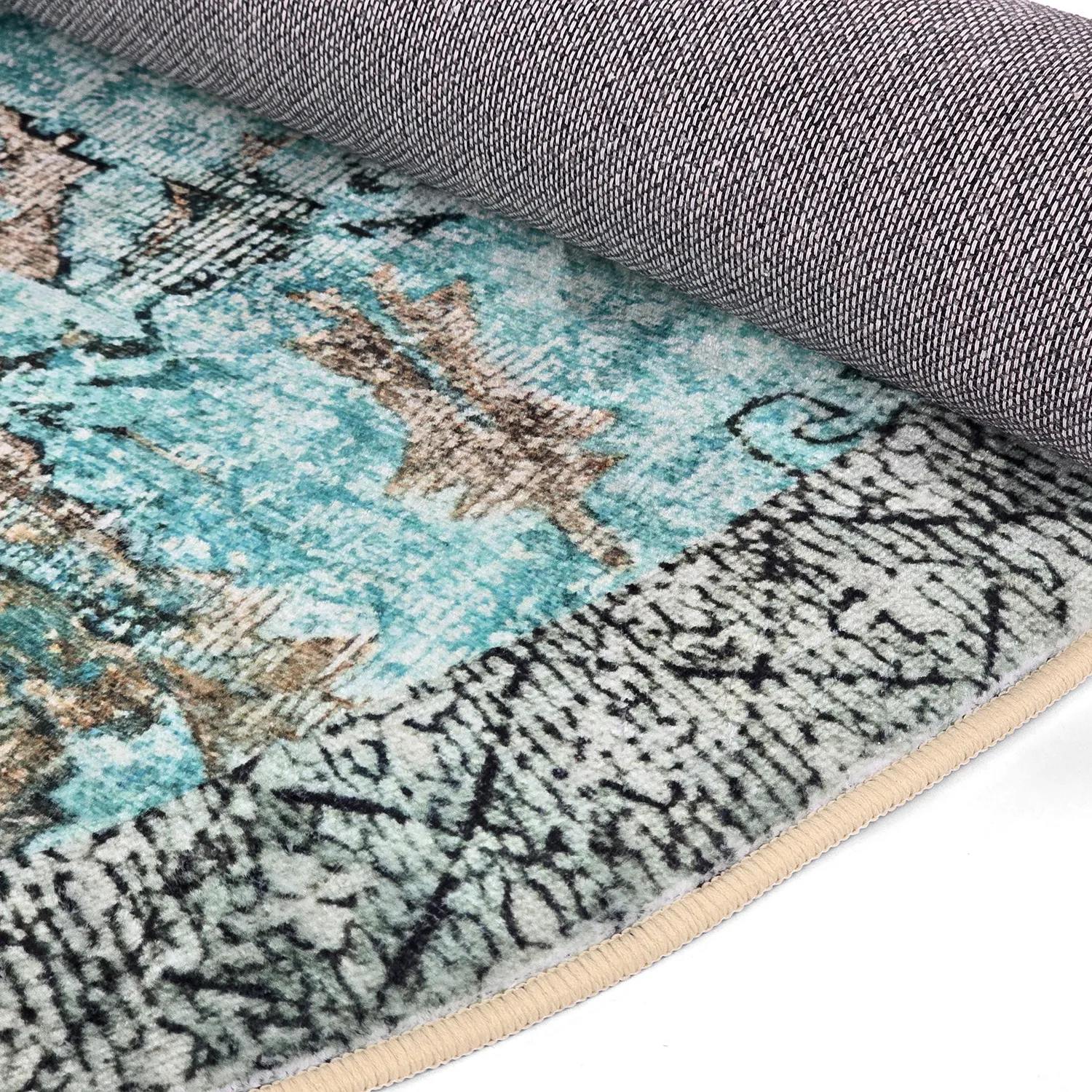 Kerek szőnyeg - Rosalie (kék)