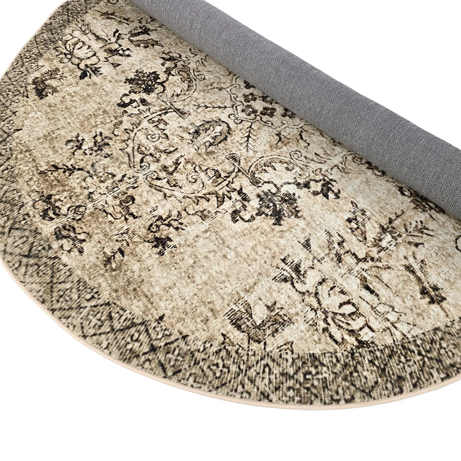 Kerek szőnyeg - Rosalie (barna)