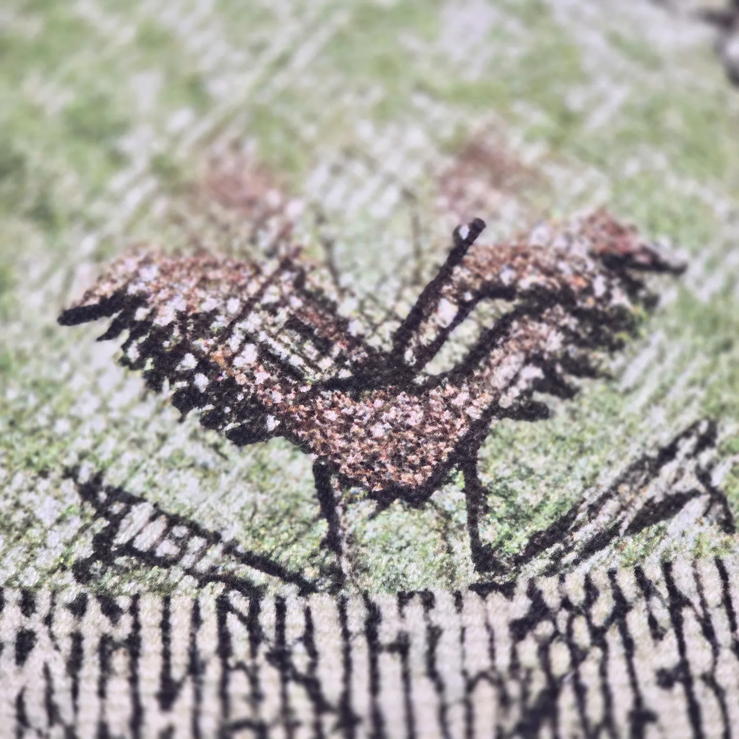 Kerek szőnyeg - Rosalie (zöld)