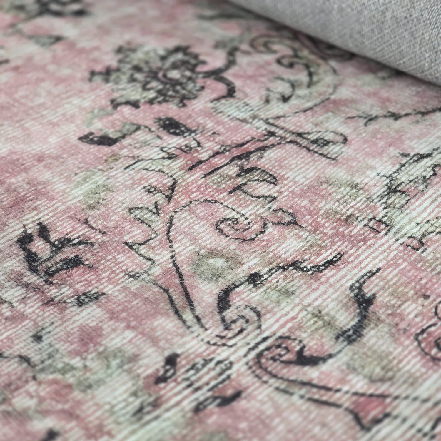 Kerek szőnyeg - Rosalie (rózsaszín)