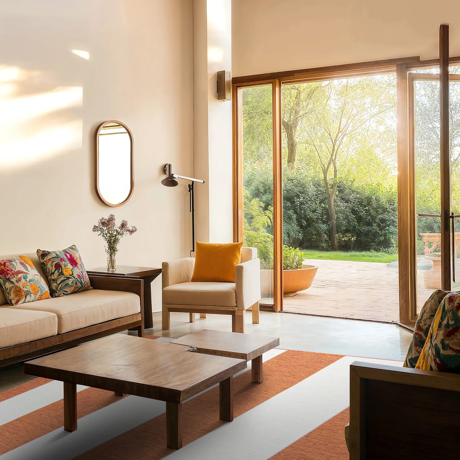 Beltéri és kültéri szőnyeg - Santana (narancs)