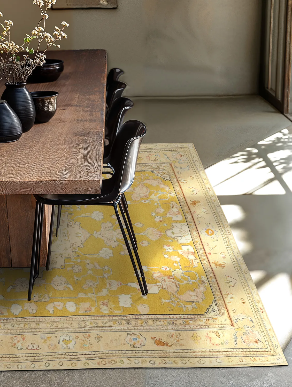 Wilton szőnyeg - Siwa (sárga)