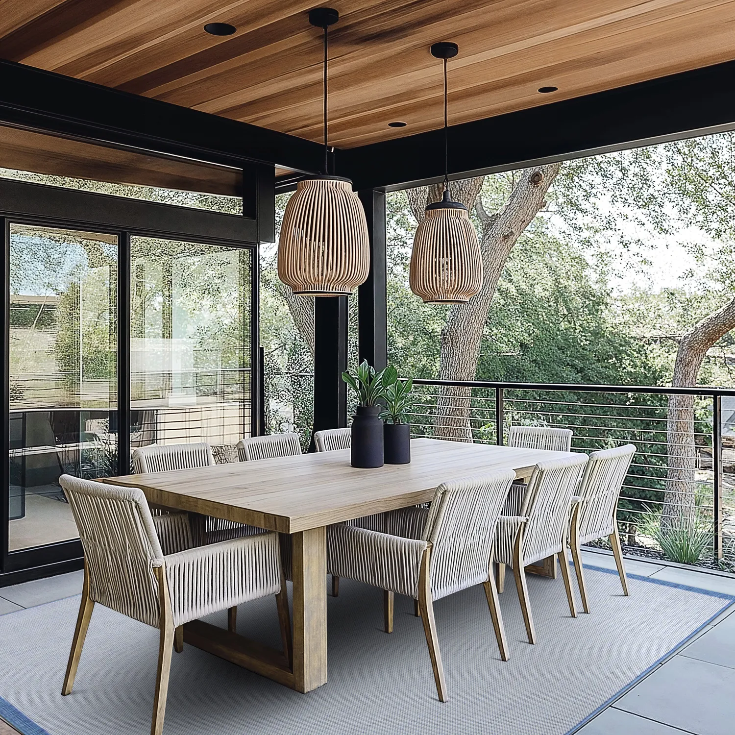 Beltéri és kültéri szőnyeg - Sortelha (kék)