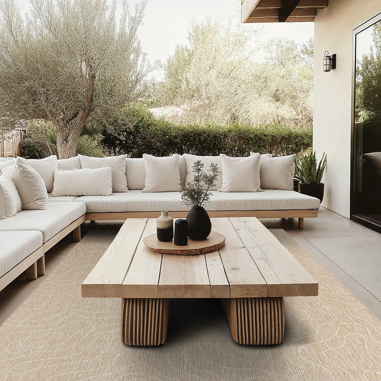 Beltéri és kültéri szőnyeg - Thurman (bézs)