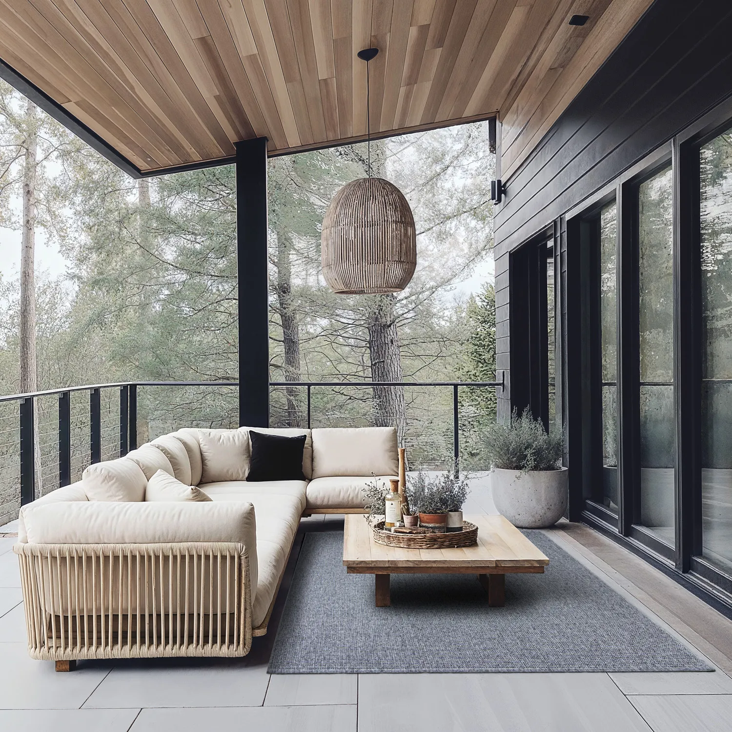 Beltéri és kültéri szőnyeg - Tromsø (antracit)