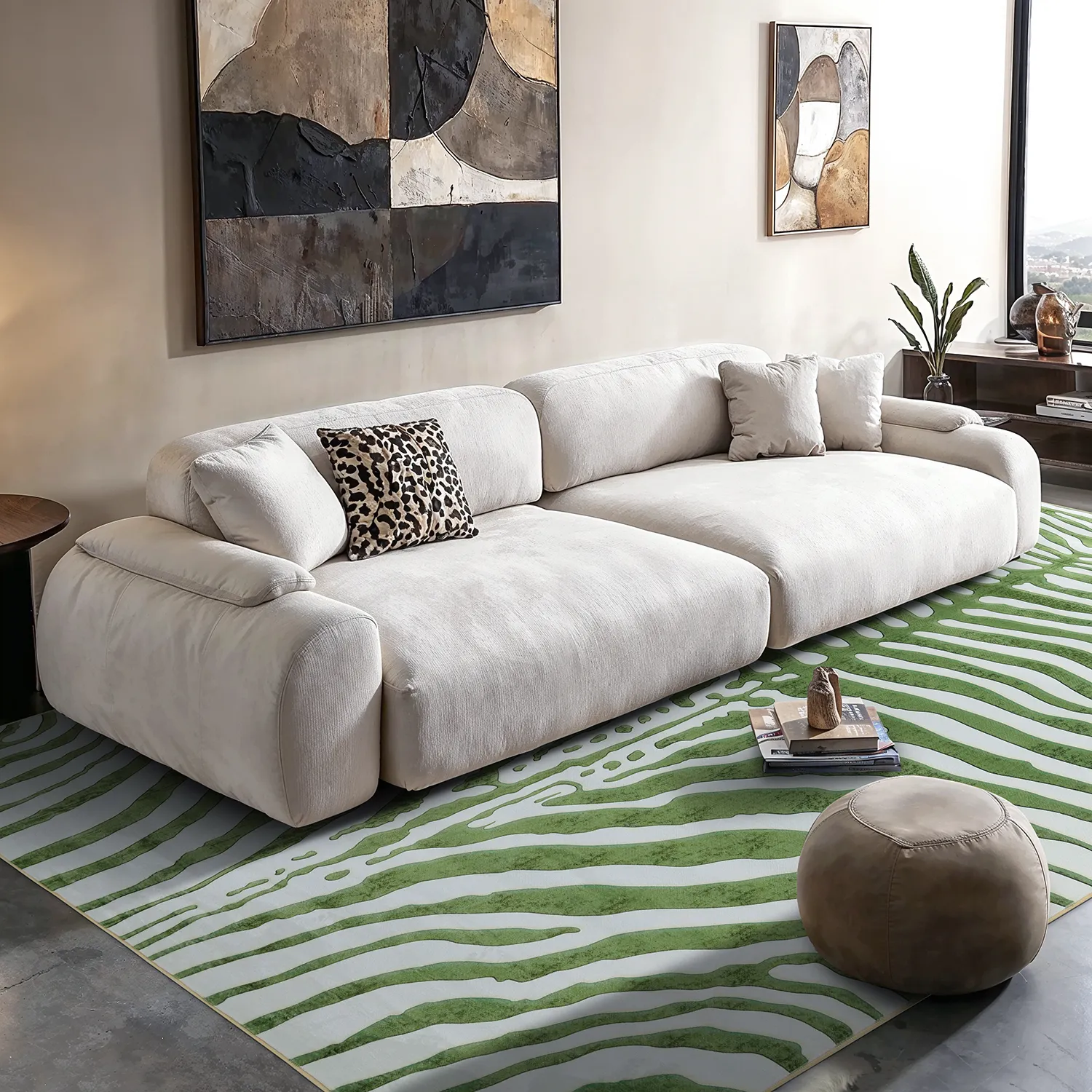 Wilton szőnyeg - Zebra (zöld)