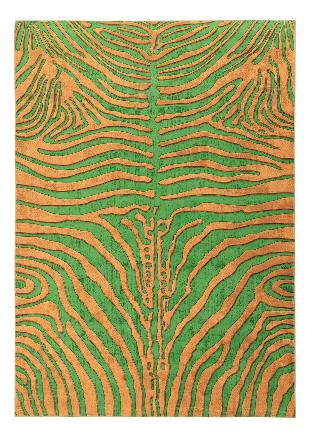 Wilton szőnyeg - Zebra (zöld/narancs)