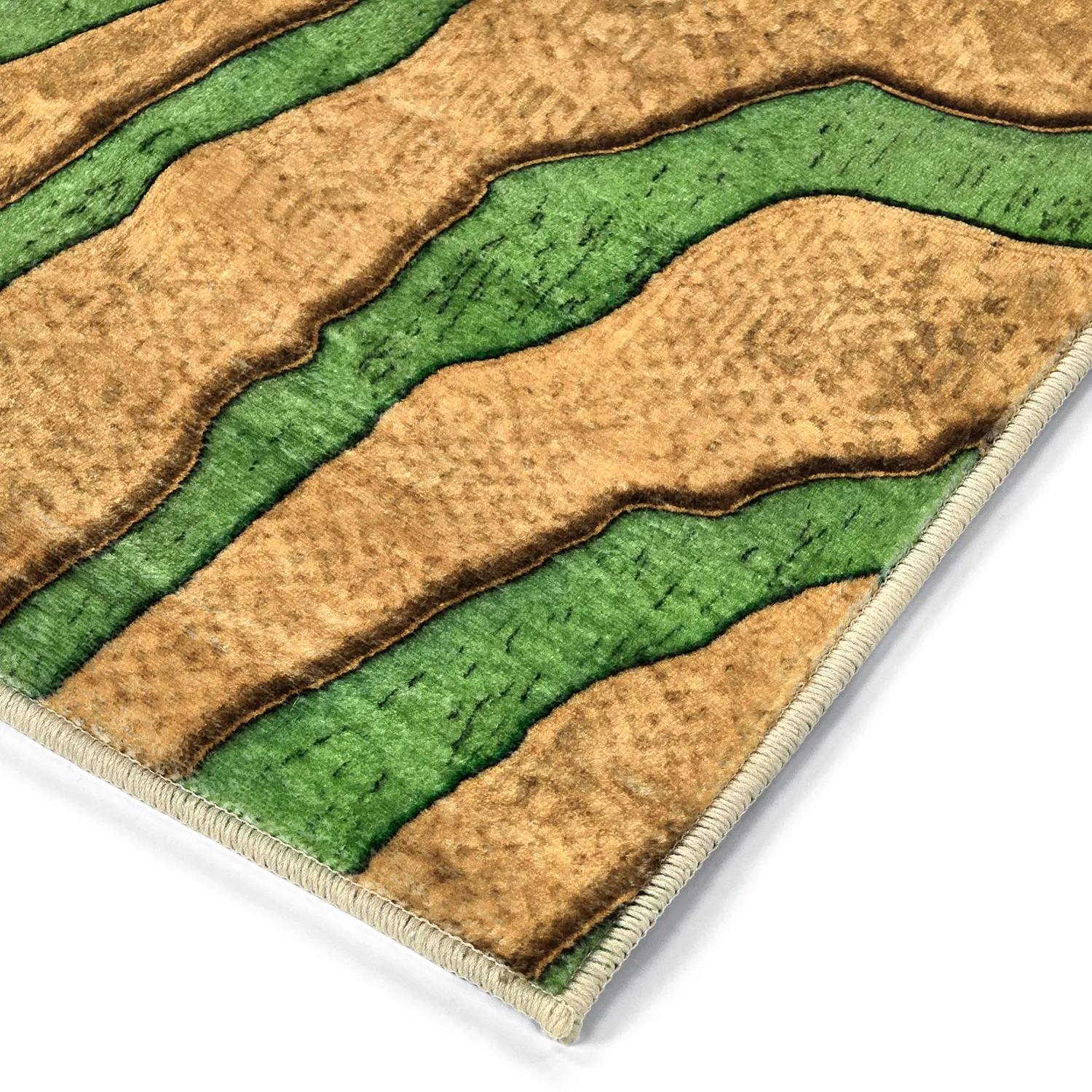 Wilton szőnyeg - Zebra (zöld/narancs)