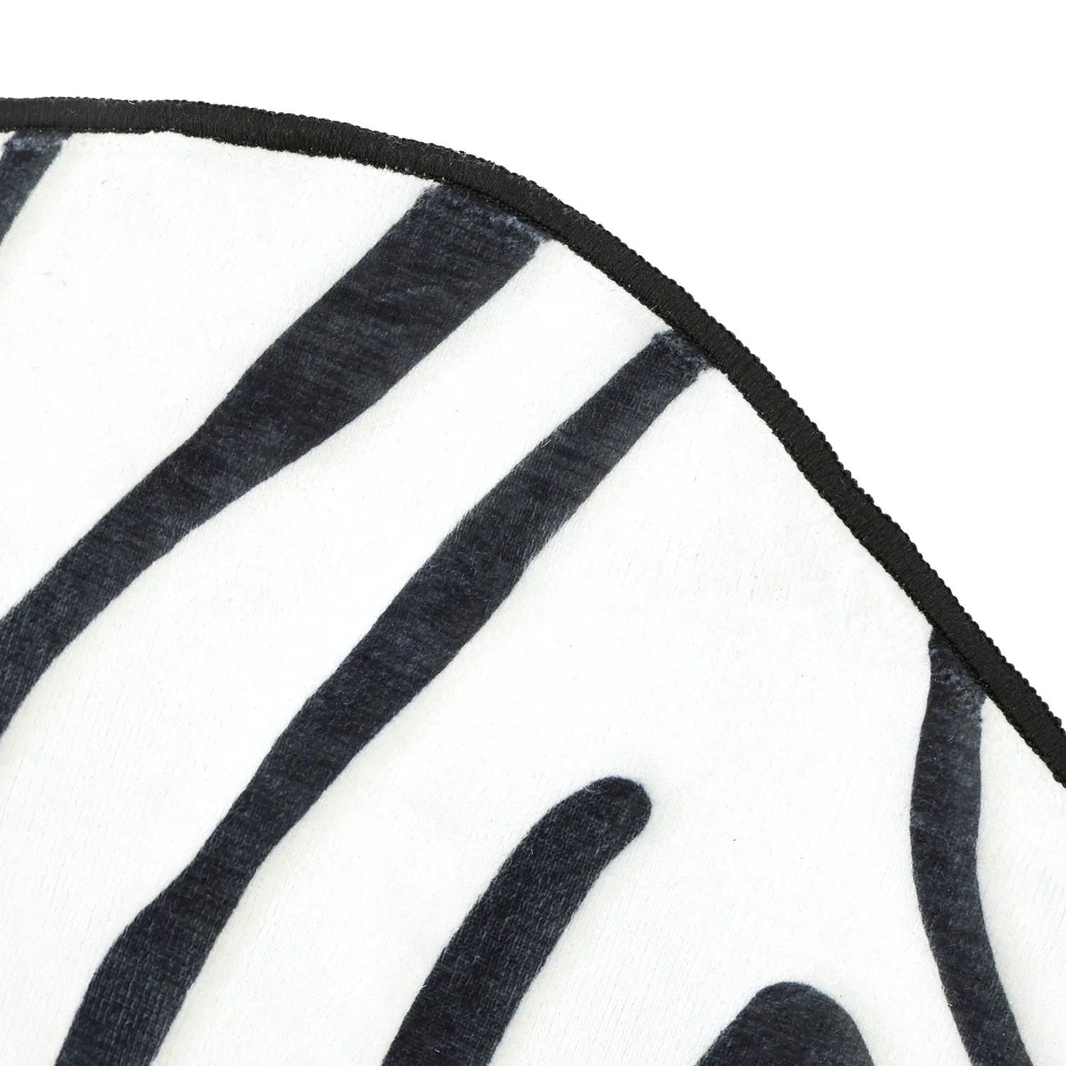 Hullámos Wilton szőnyeg - Zebra (fekete/fehér)