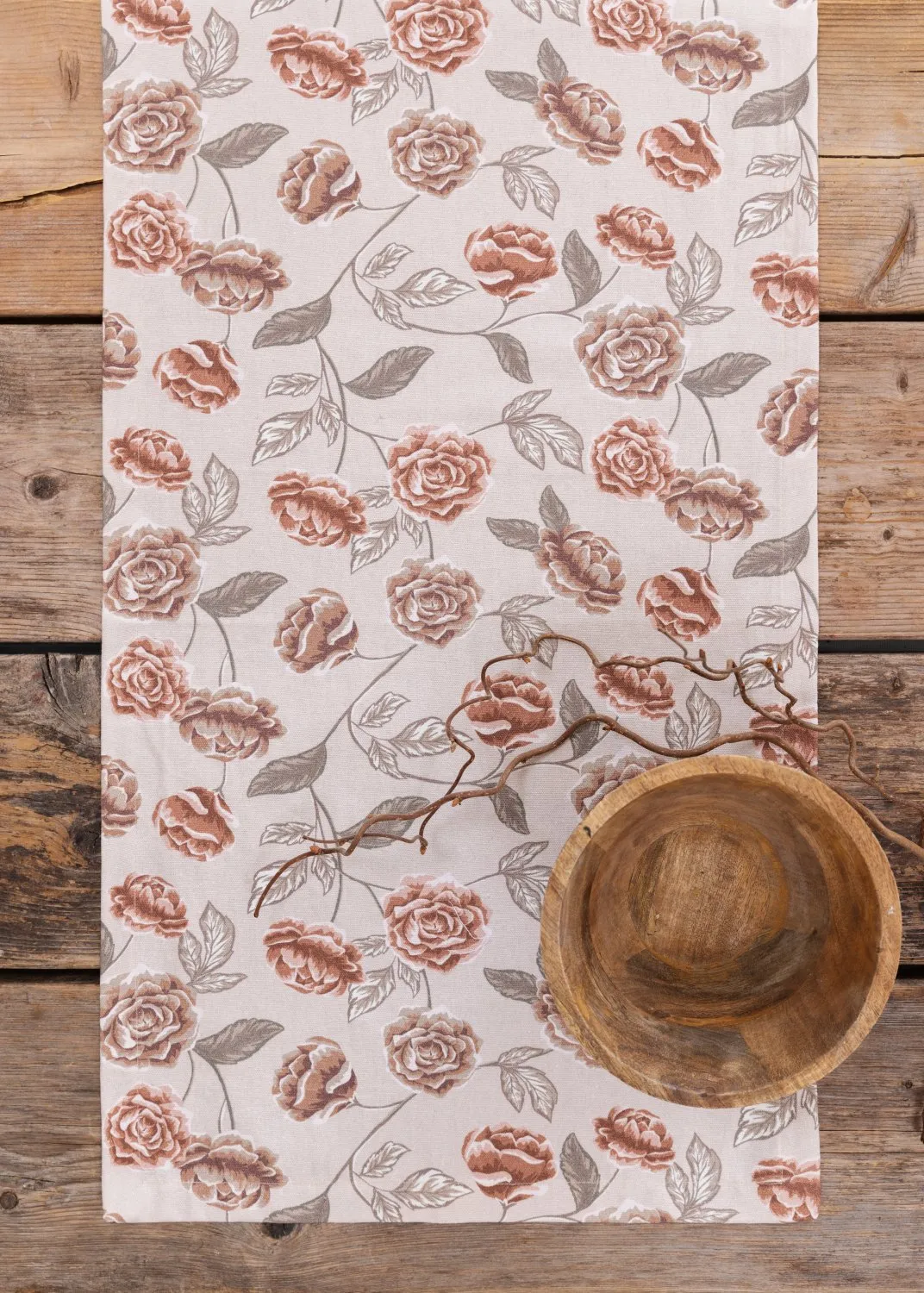 Asztalfutók - Futó Wreath (rózsaszín)