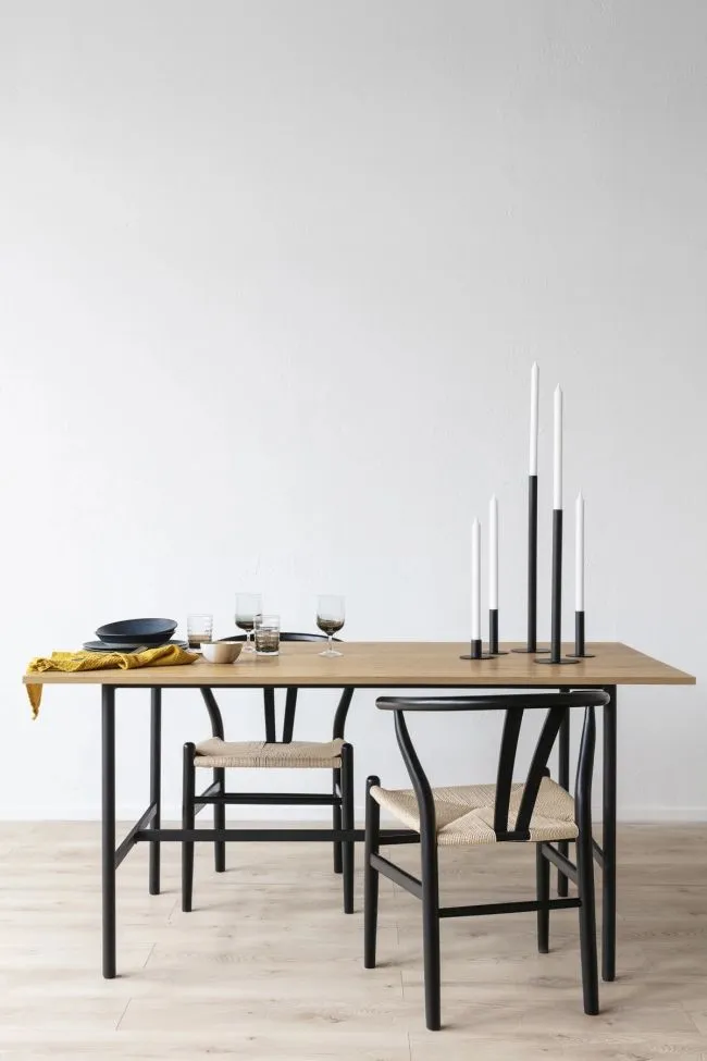 Szék - Alta (fekete/bézs) - 2 db