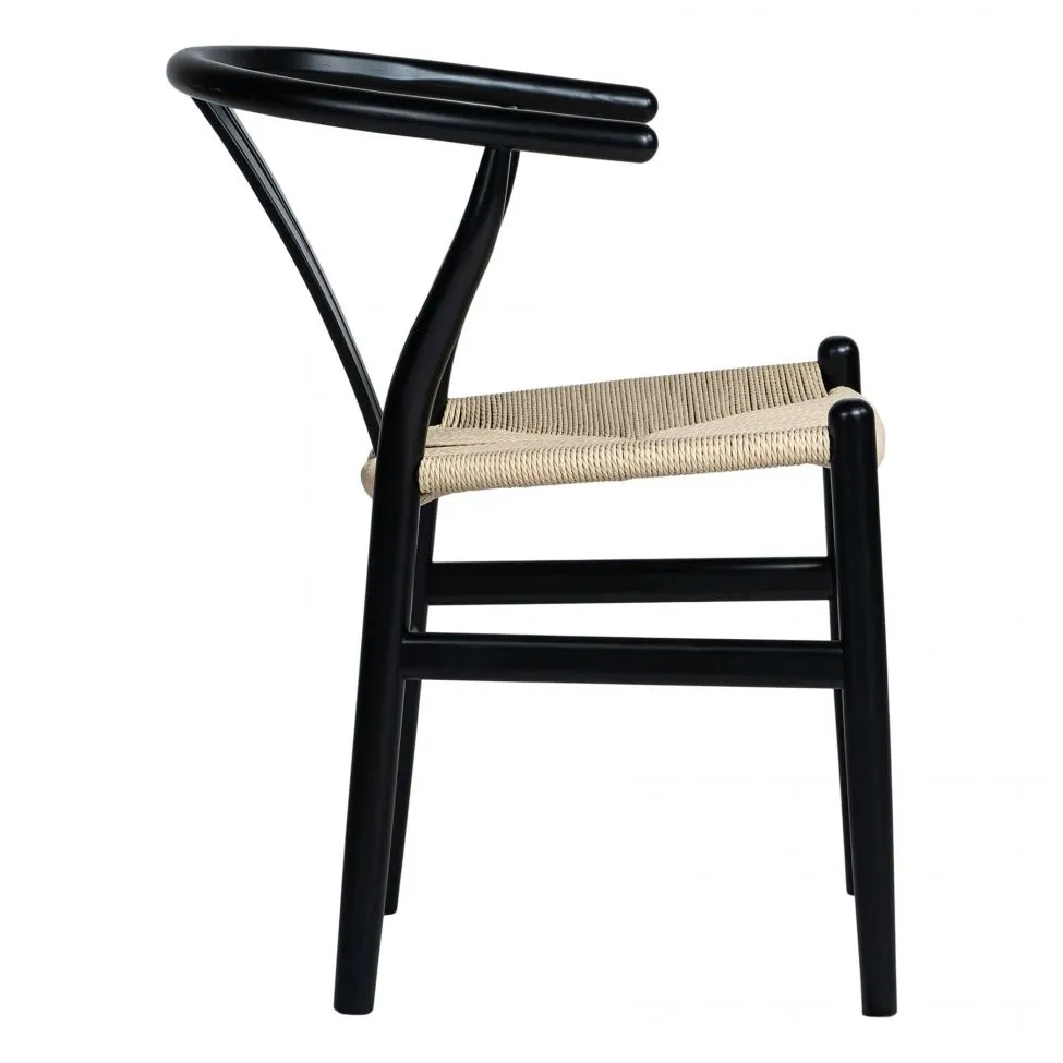 Szék - Alta (fekete/bézs) - 2 db