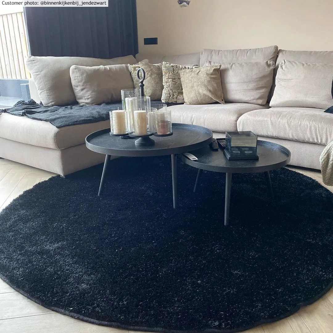 Kerek szőnyegek - Cosy (fekete)