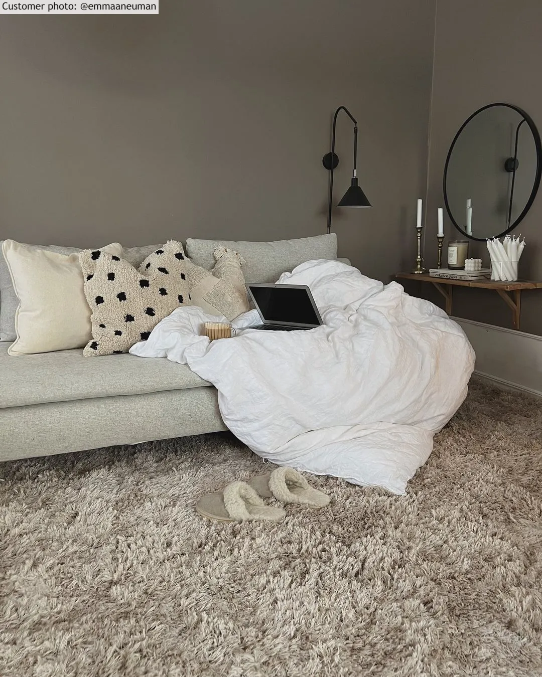 Shaggy szőnyeg - Kanvas (bézs)