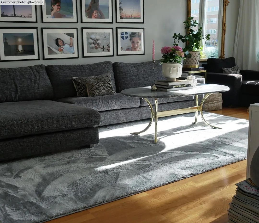 Shaggy szőnyeg - Aranga Super Soft Fur (szürke)