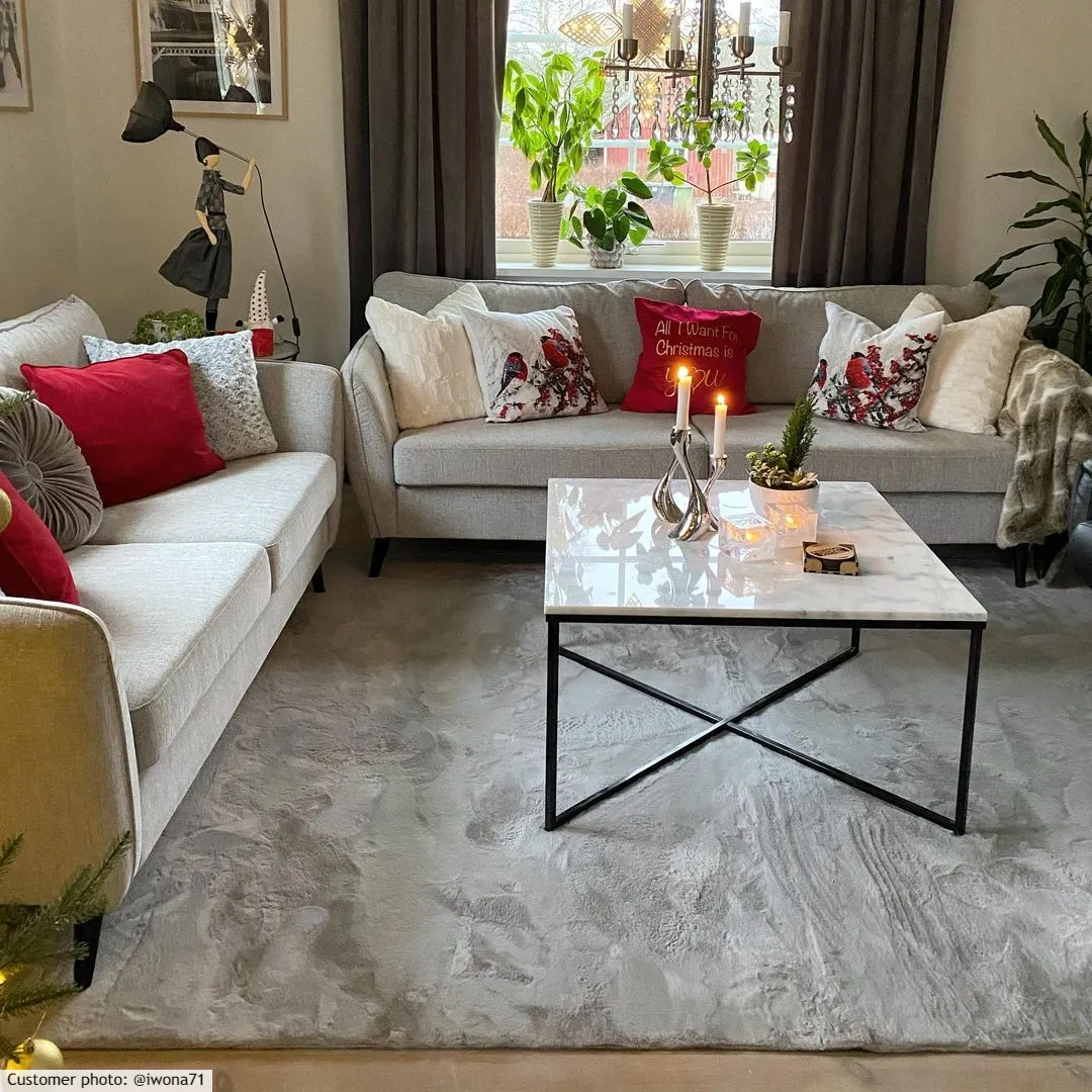 Shaggy szőnyeg - Aranga Super Soft Fur (szürke)