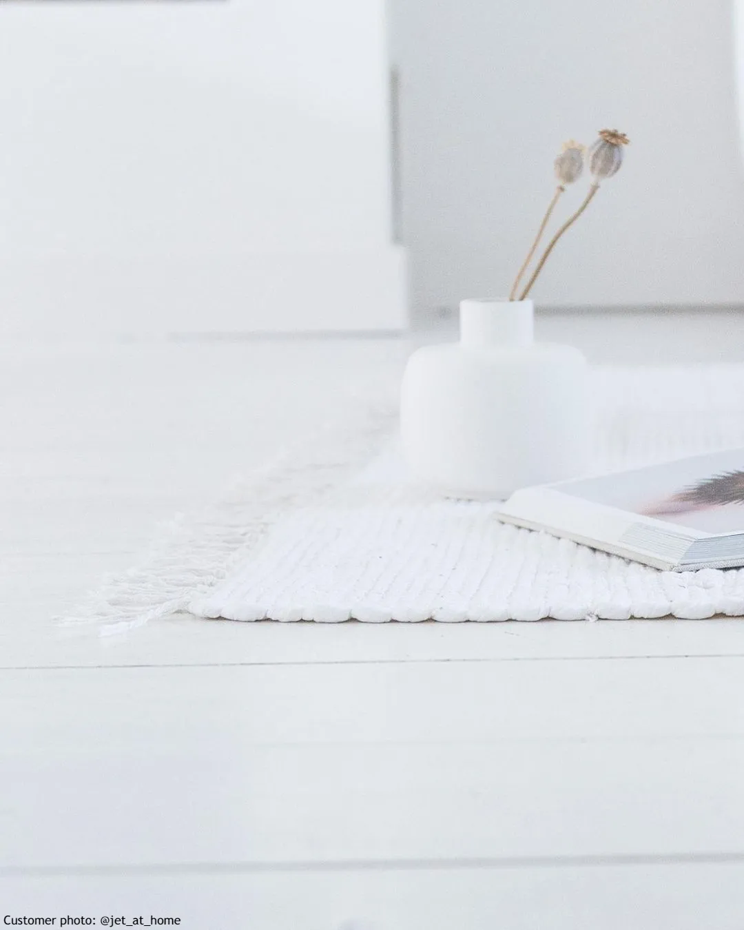 Rongyszőnyeg - Silje (fehér)