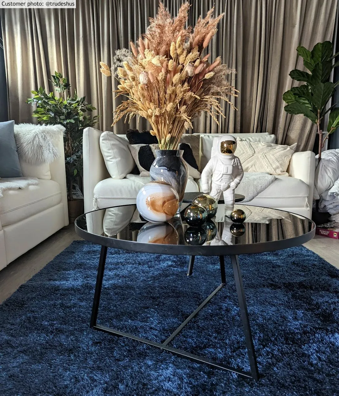 Shaggy szőnyeg - Cosy (sötétkék)