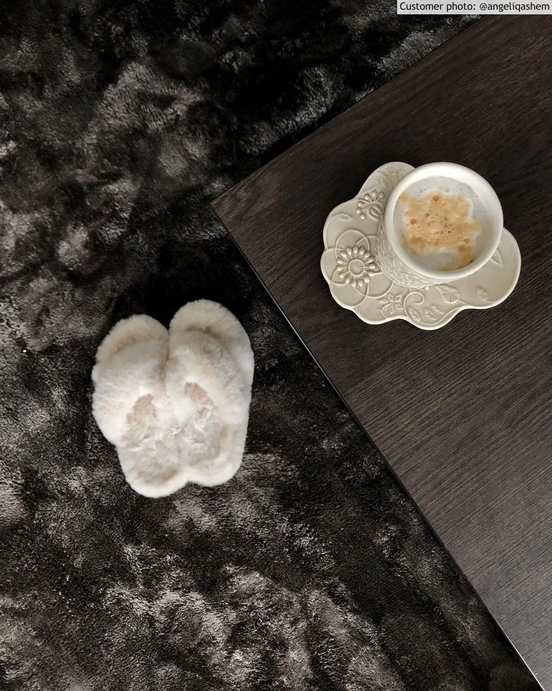Shaggy szőnyeg - Aranga Super Soft Fur (antracit)