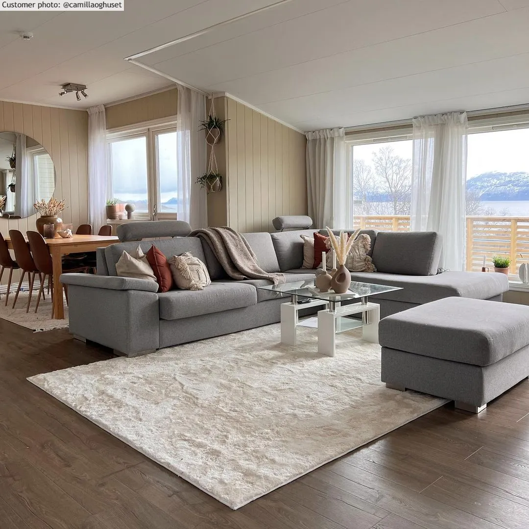 Shaggy szőnyeg - Aranga Super Soft Fur (fehér)