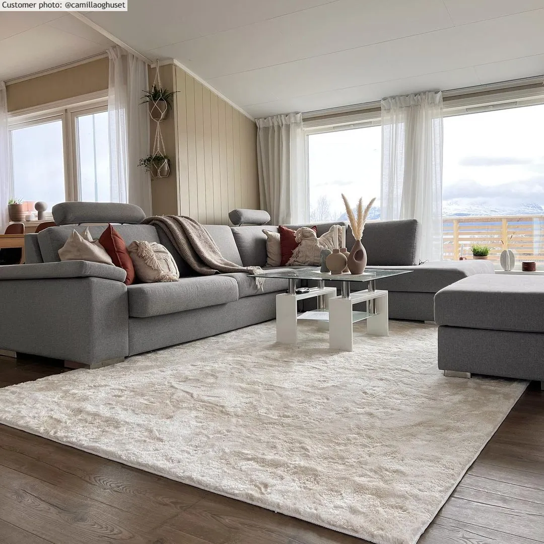 Shaggy szőnyeg - Aranga Super Soft Fur (fehér)