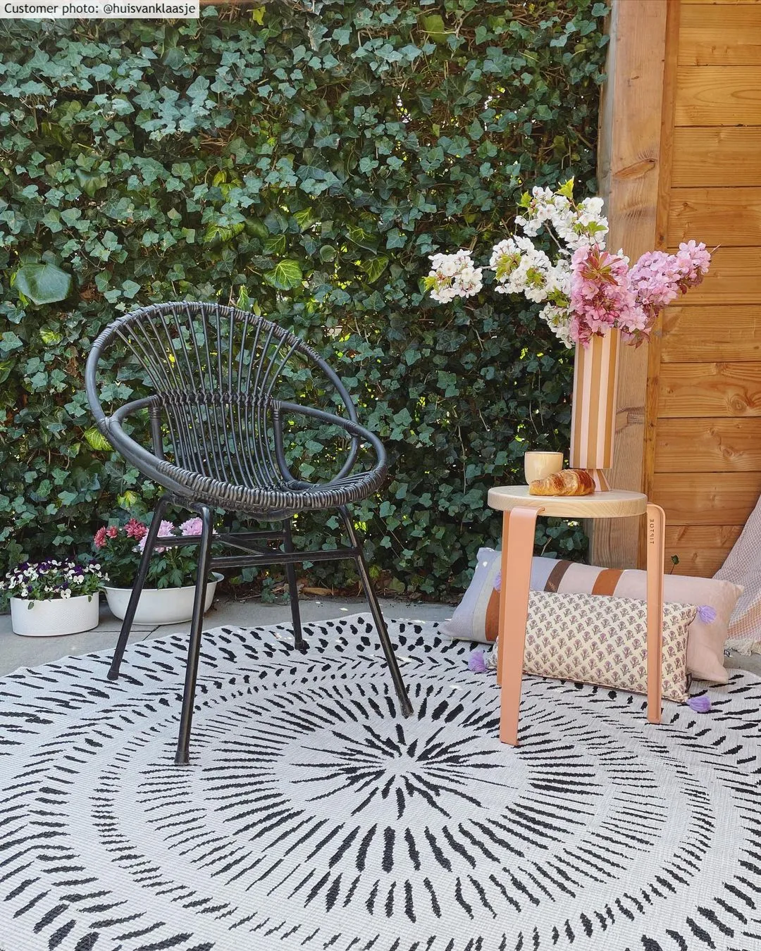 Kerek szőnyeg - Brussels Night (szürke)