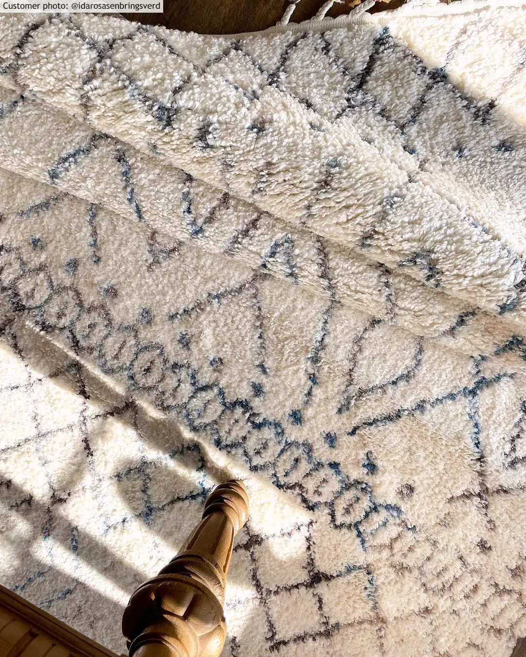 Shaggy szőnyeg - Marini (kék/többszínű)