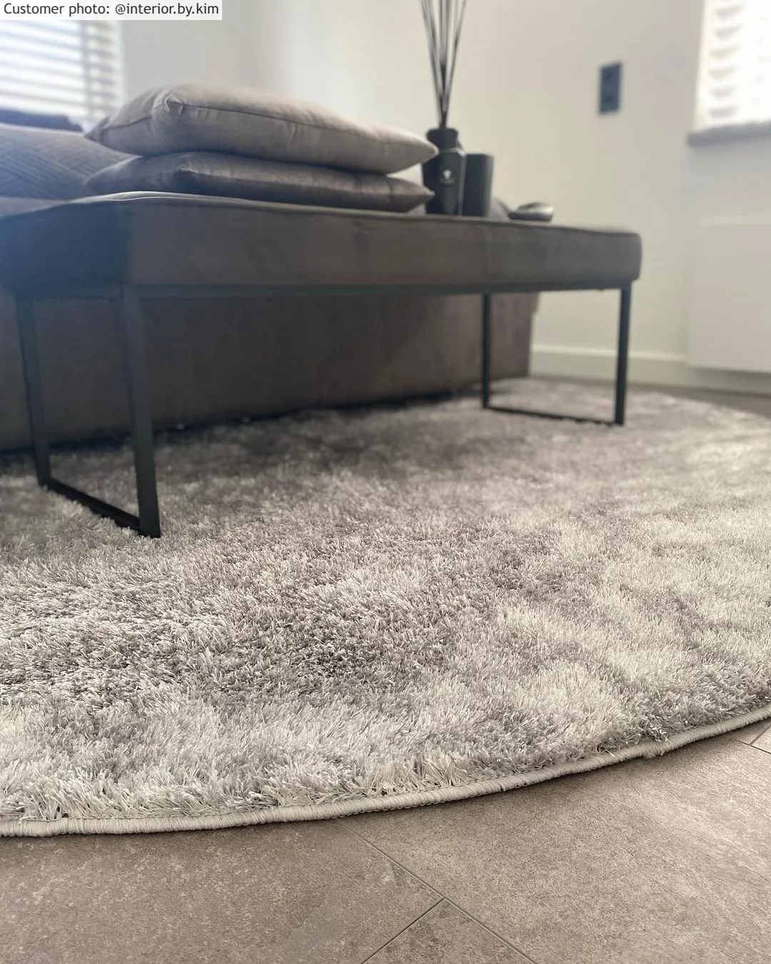 Kerek szőnyegek - Cosy (ezüst)