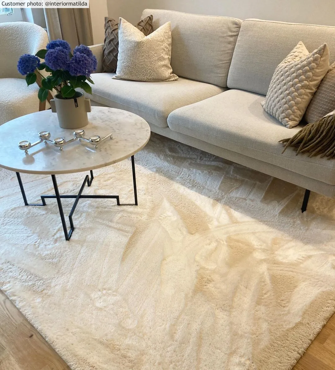 Shaggy szőnyeg - Aranga Super Soft Fur (bézs)