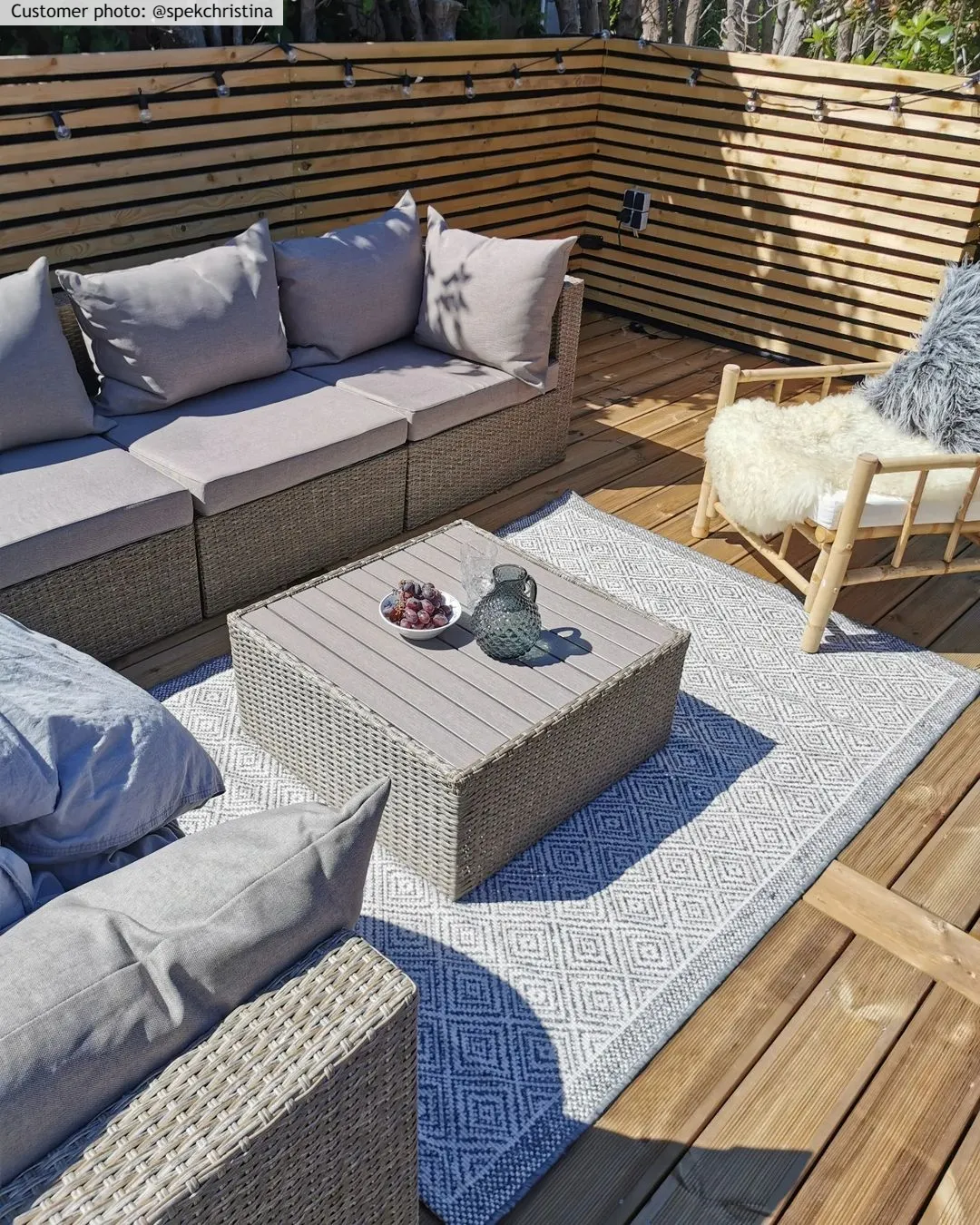 Beltéri és kültéri szőnyeg - Monsaraz (szürke)