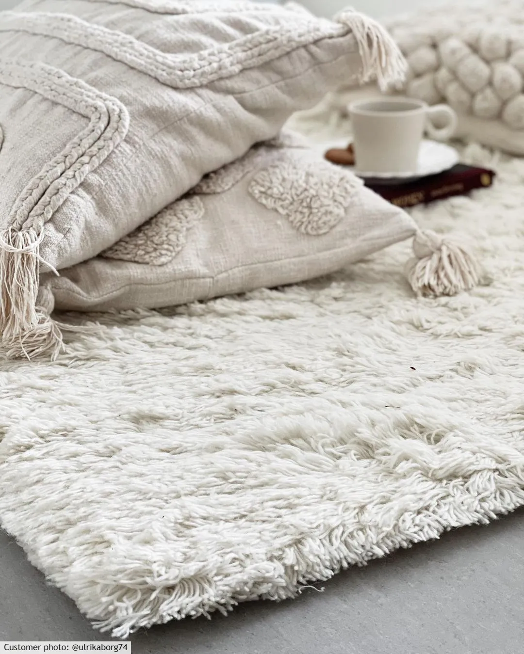 Gyapjúszőnyeg - Aliste Wool Shaggy (snow white)