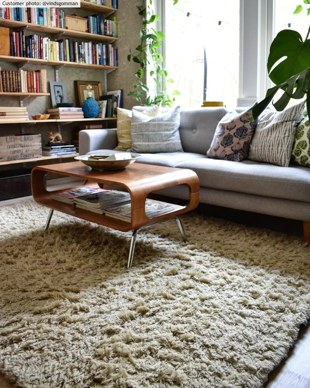 Gyapjúszőnyeg - Aliste Wool Shaggy (alabaster gleam)